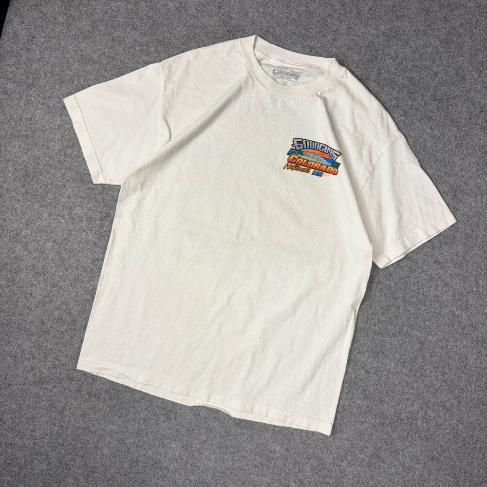 Goodguys Colorado Nationals 2016 Car Graphic T-Shirt Mens Large White Hot Rod